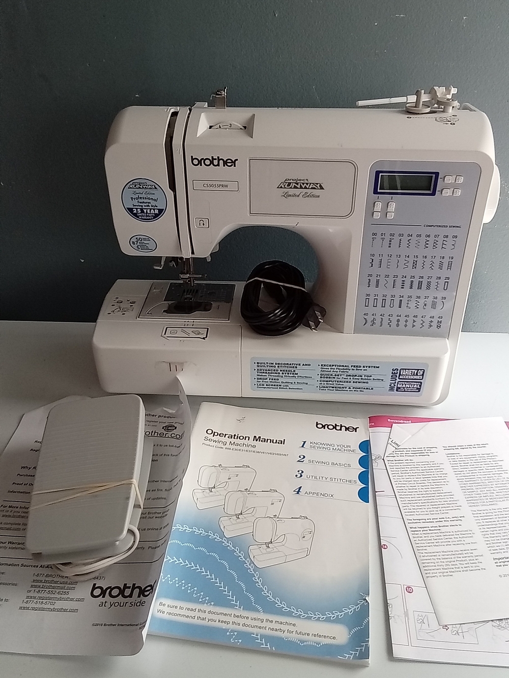 Brother Project Runway Limited Edition CS5055PRW Computerized Sewing Machine - Picture 3 of 4